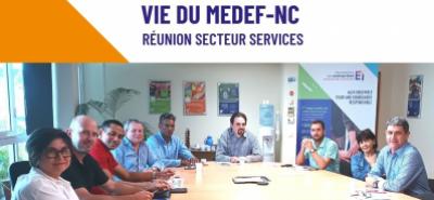 VIE DU MEDEF-NC : Réunion secteur Services