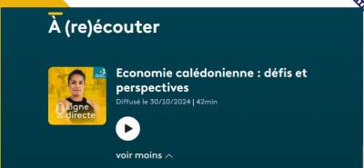 Radio NC La 1ère | Économie calédonienne : défis et perspectives 