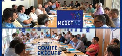 Comité Exécutif du Medef du 21 février 2019