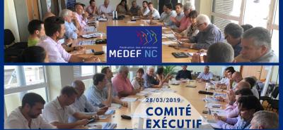 Comité Exécutif du MEDEF Nouvelle-Calédonie ce 28 mars 2019